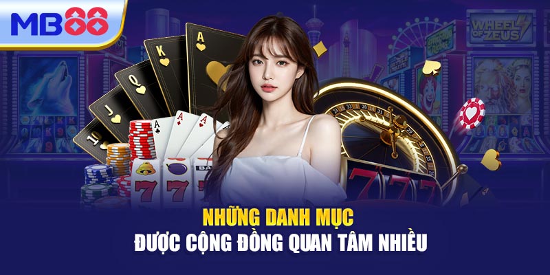 Những Danh Mục Được Cộng Đồng Quan Tâm Nhiều
